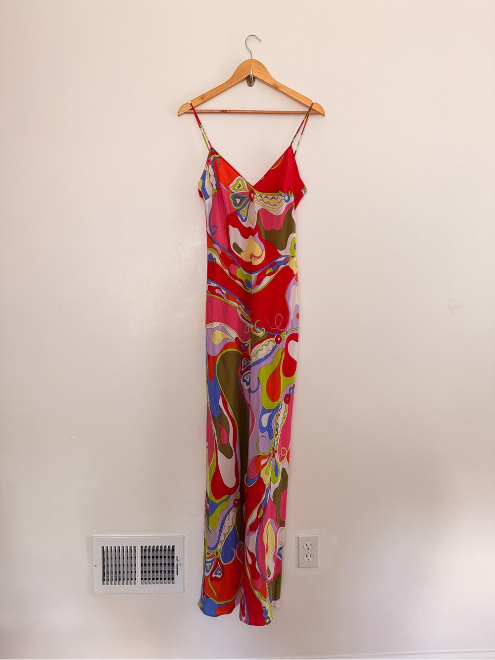 Emilio Pucci Silk Pattern Maxi Dress Size US 6 - Picture 2 of 9